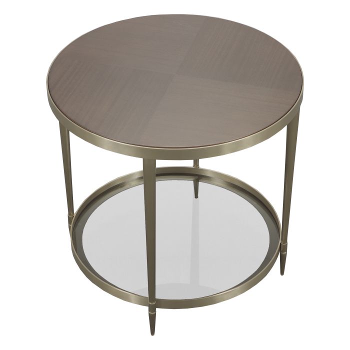 Fairfield Chair x Libby Langdon Marlowe Tiered Round End Table