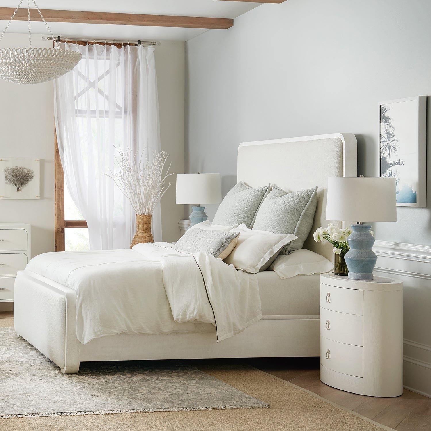 Hooker Furniture Serenity Wavecrest Oval Nightstand