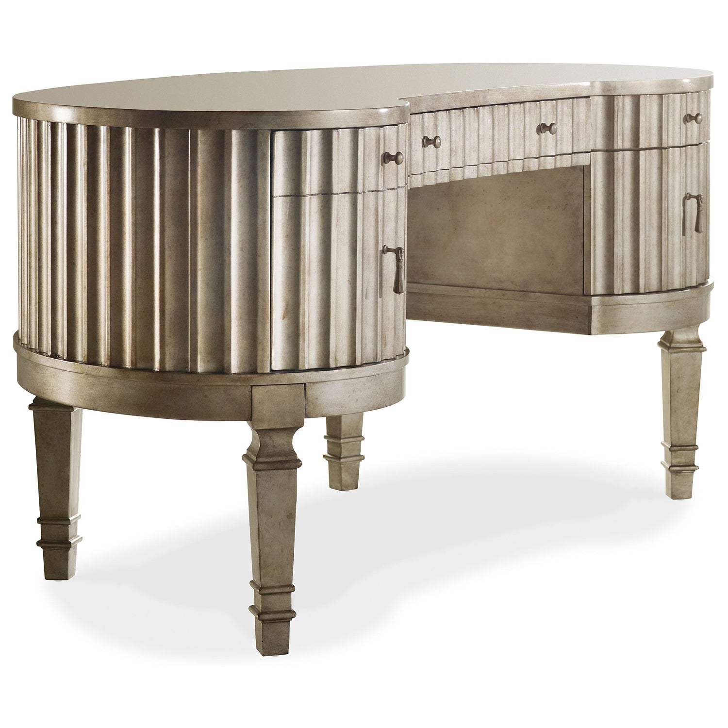 Hooker Furniture Melange Fluted Kidney Desk