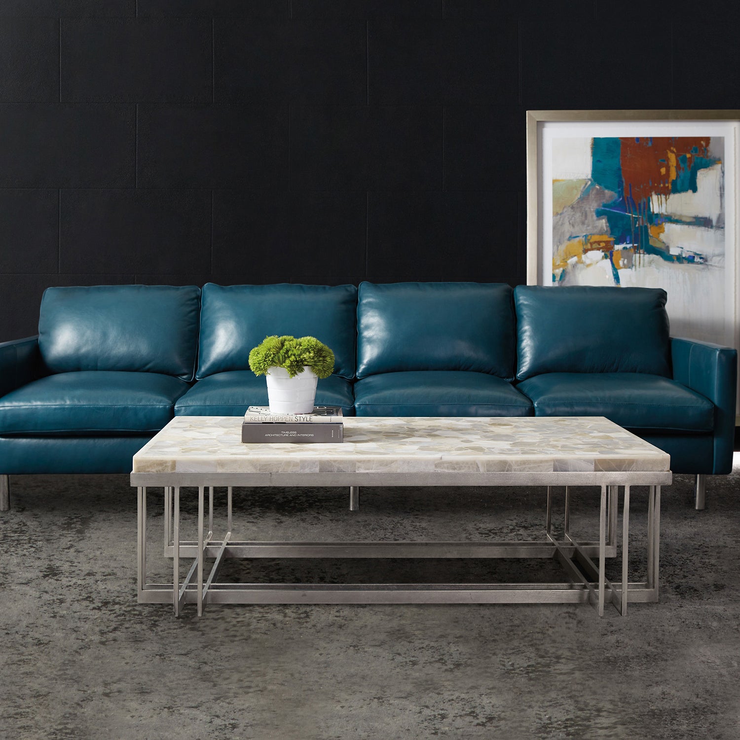 Hooker Furniture Melange Marin Rectangle Cocktail Table