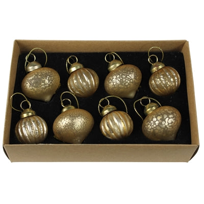 Distressed Ornament Set of 8
