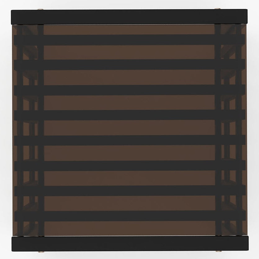 Caracole Pinstripe Dark End Table