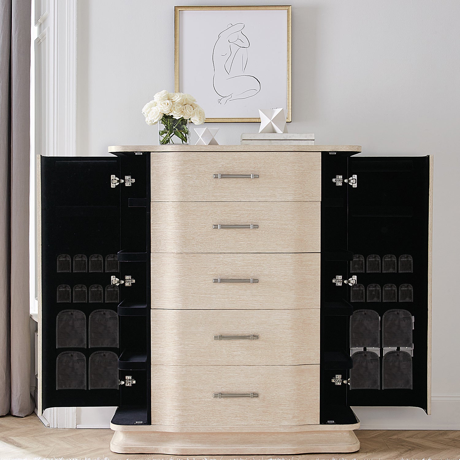 Hooker Furniture Nouveau Chic Five Drawer Chest