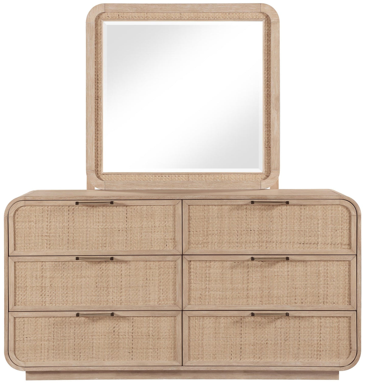 Windsor Natural Cane And Solid Wood Dresser
