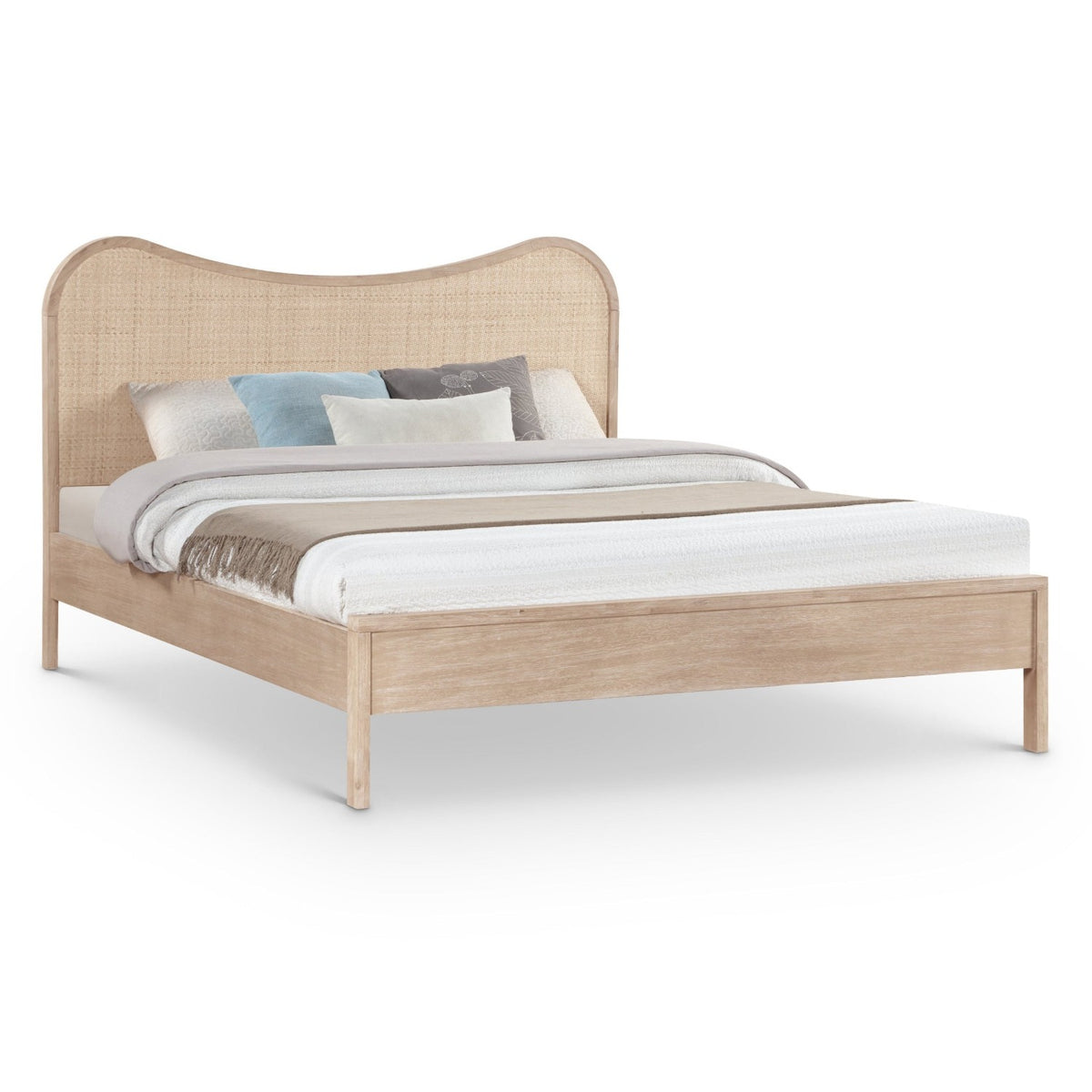 Windsor Natural Natural Cane And Solid Wood Bed