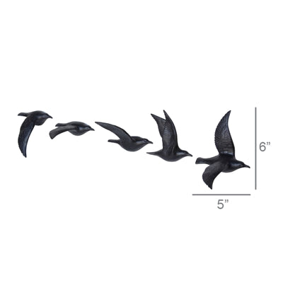 Flying Gulls Wall Art Set of 5