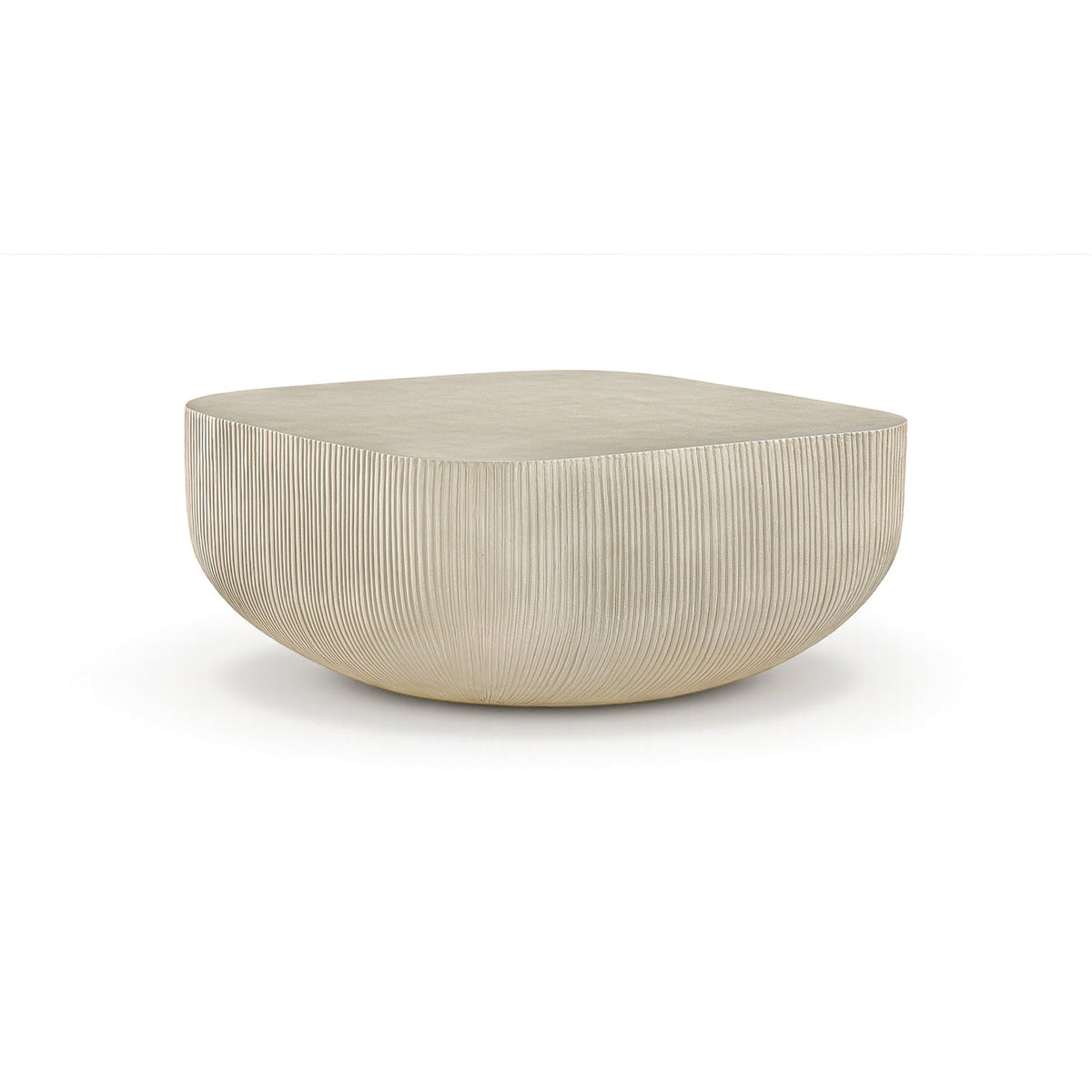 Sonara Beige Concrete Indoor/Outdoor Coffee Table in beige sand-finish concrete, primary product view