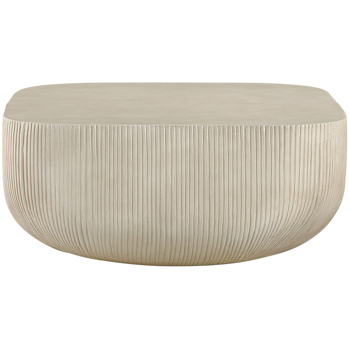 Sonara Beige Concrete Indoor/Outdoor Coffee Table
