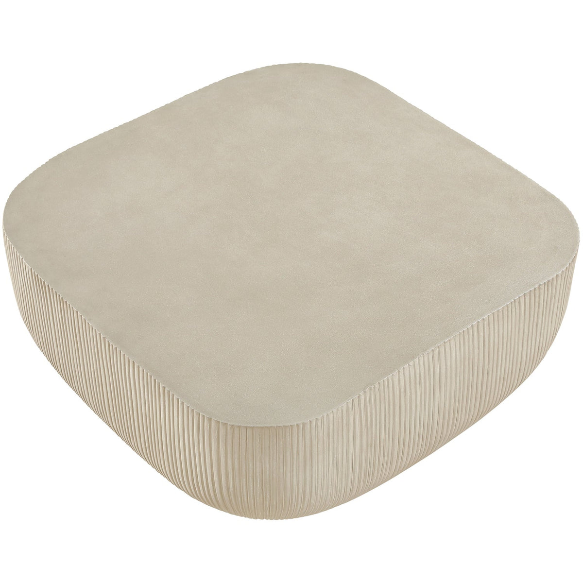 Sonara Beige Concrete Indoor/Outdoor Coffee Table