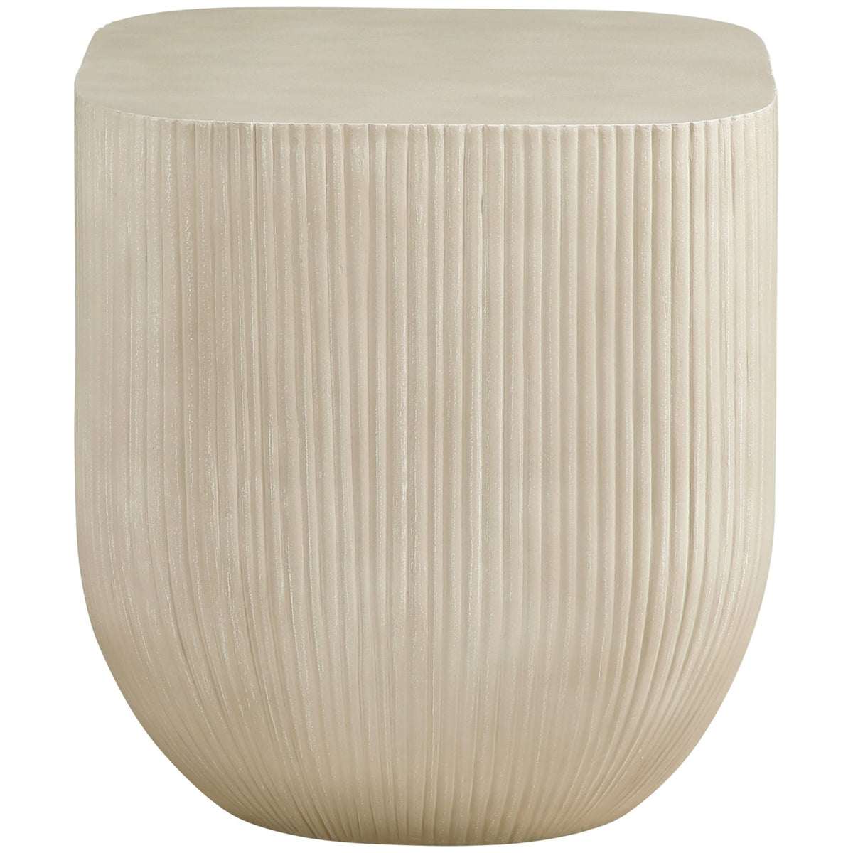 Sonara Beige Concrete Indoor/Outdoor End Table Set of 2
