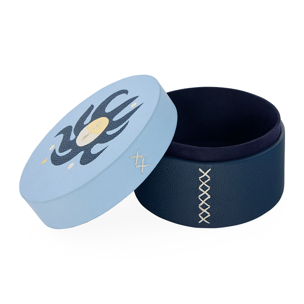 Jonathan Adler Playa Leather Stacking Box
