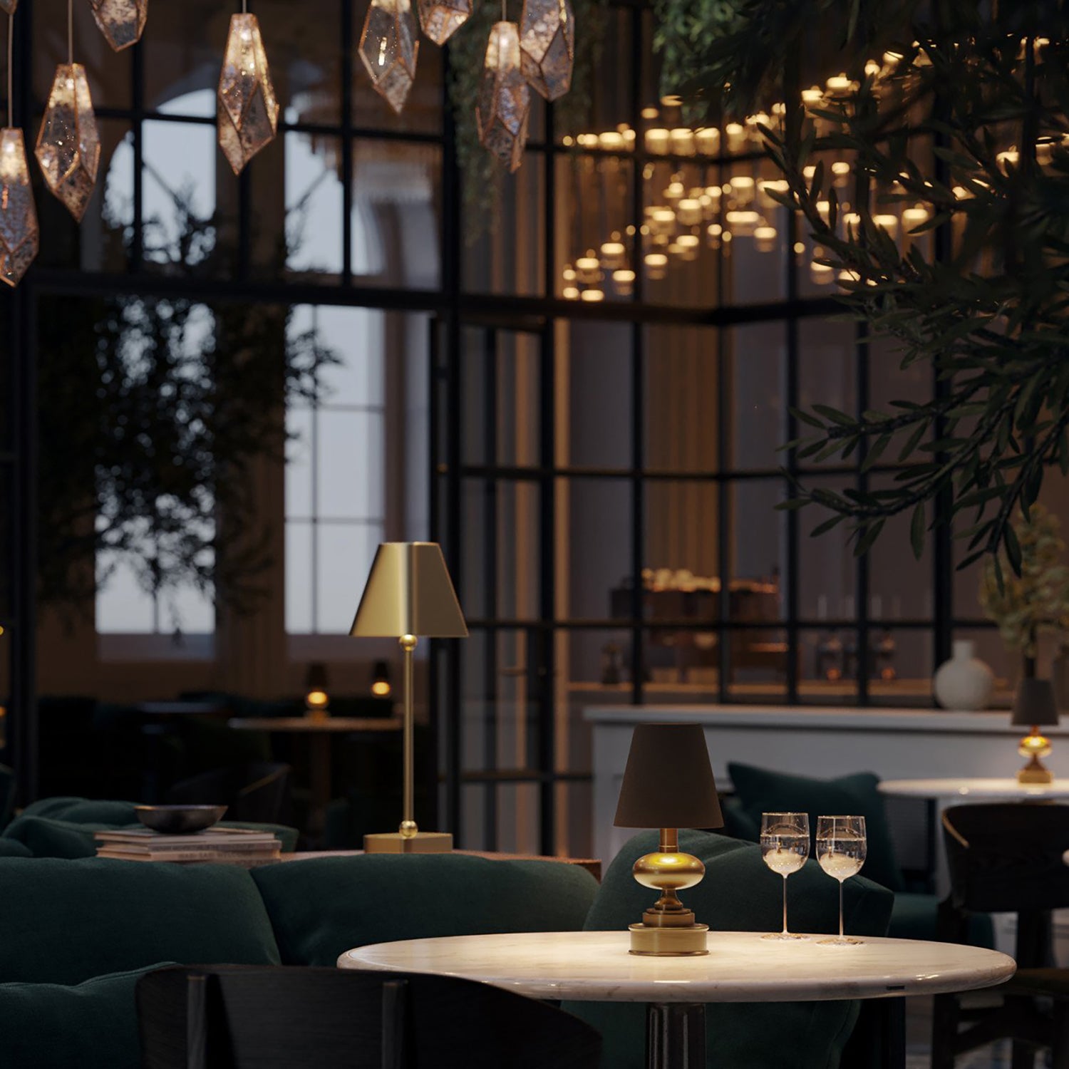 Currey & Co Galavant Cordless Table Lamp