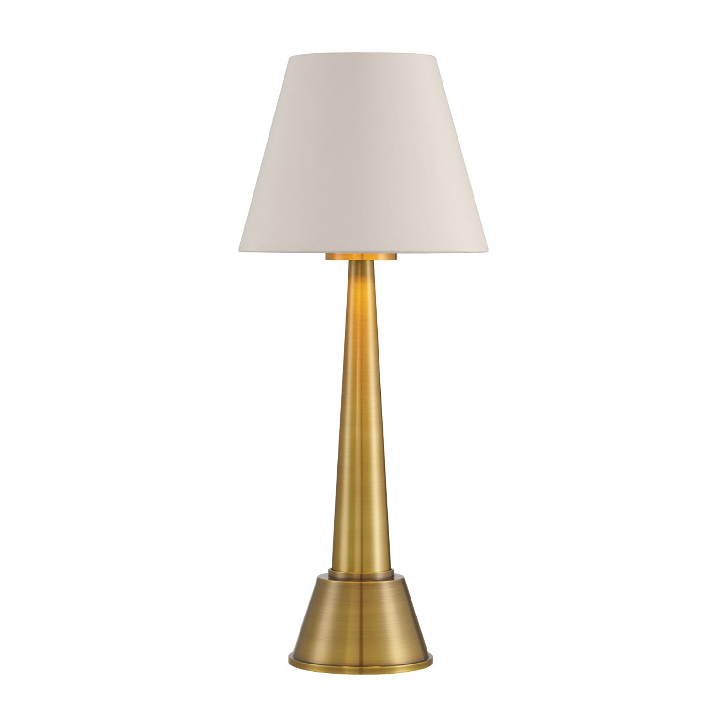 Currey & Co Saunter Brass Cordless Table Lamp