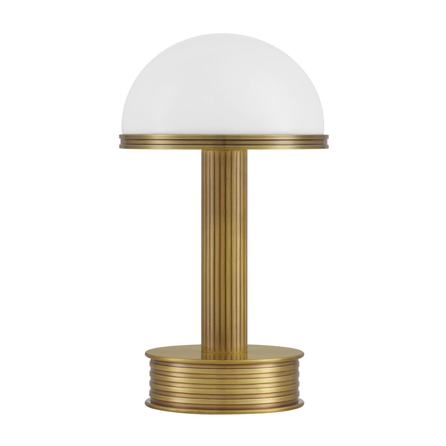 Currey & Co Promenade Brass Cordless Table Lamp
