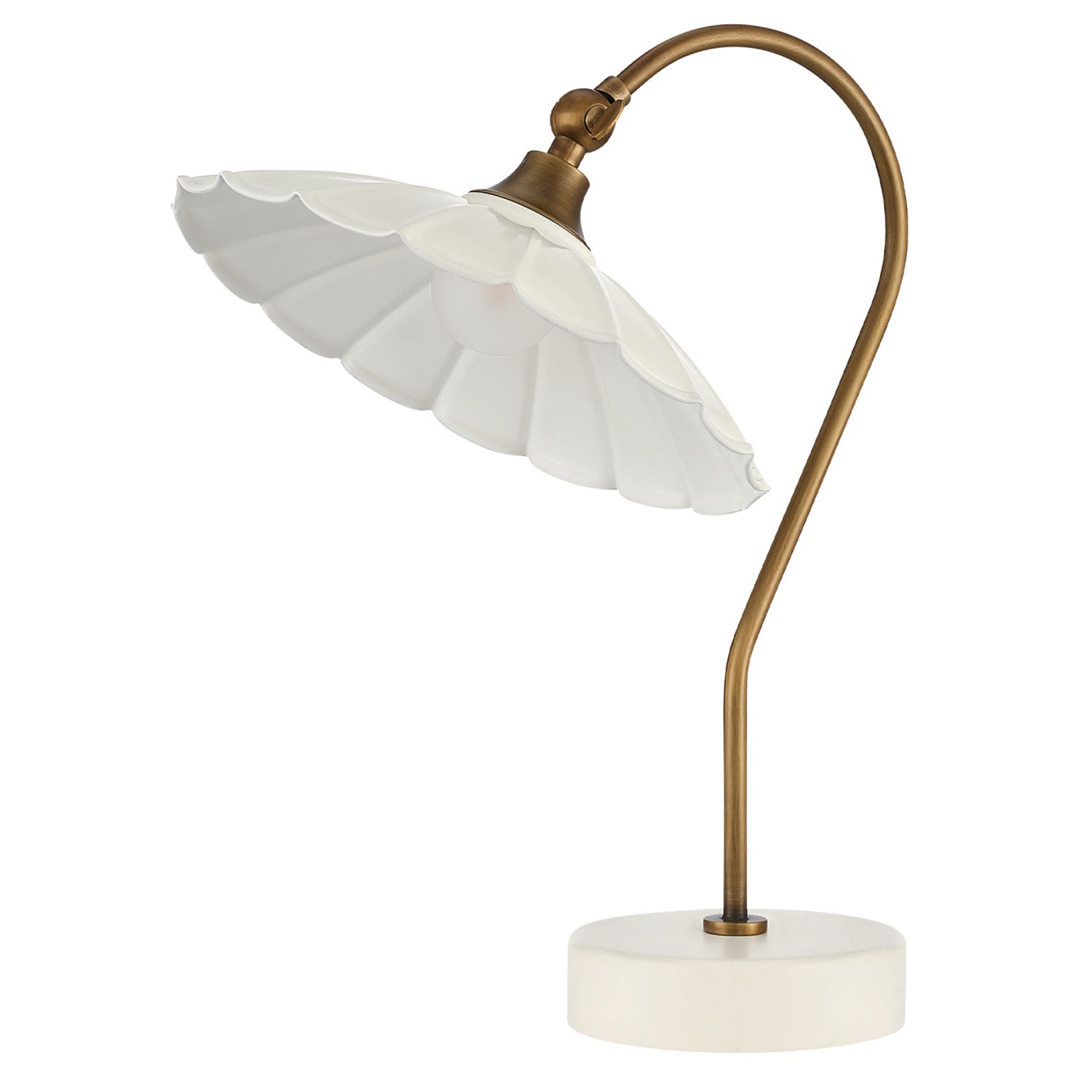 Currey & Co Springe Ivory Cordless Table Lamp