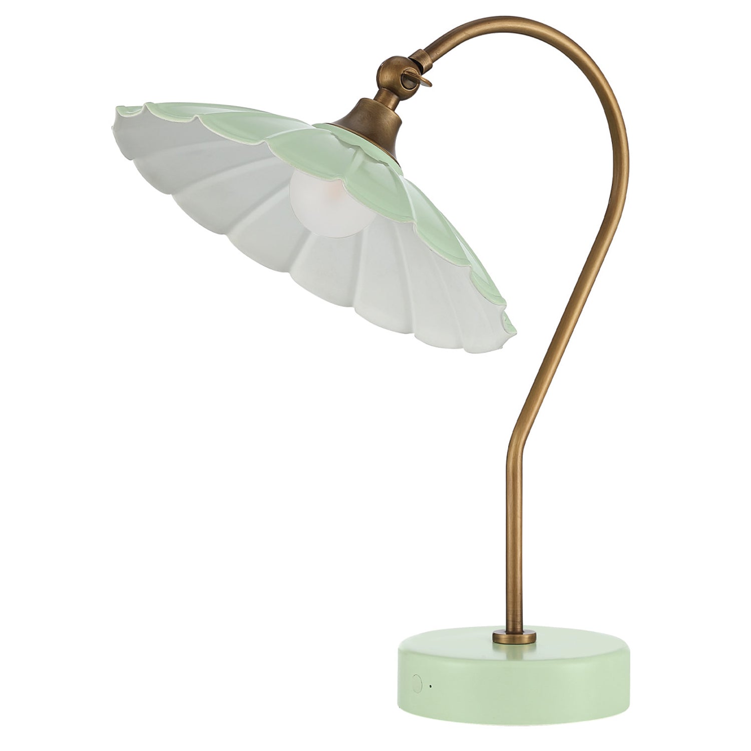 Currey & Co Springe Green Cordless Table Lamp