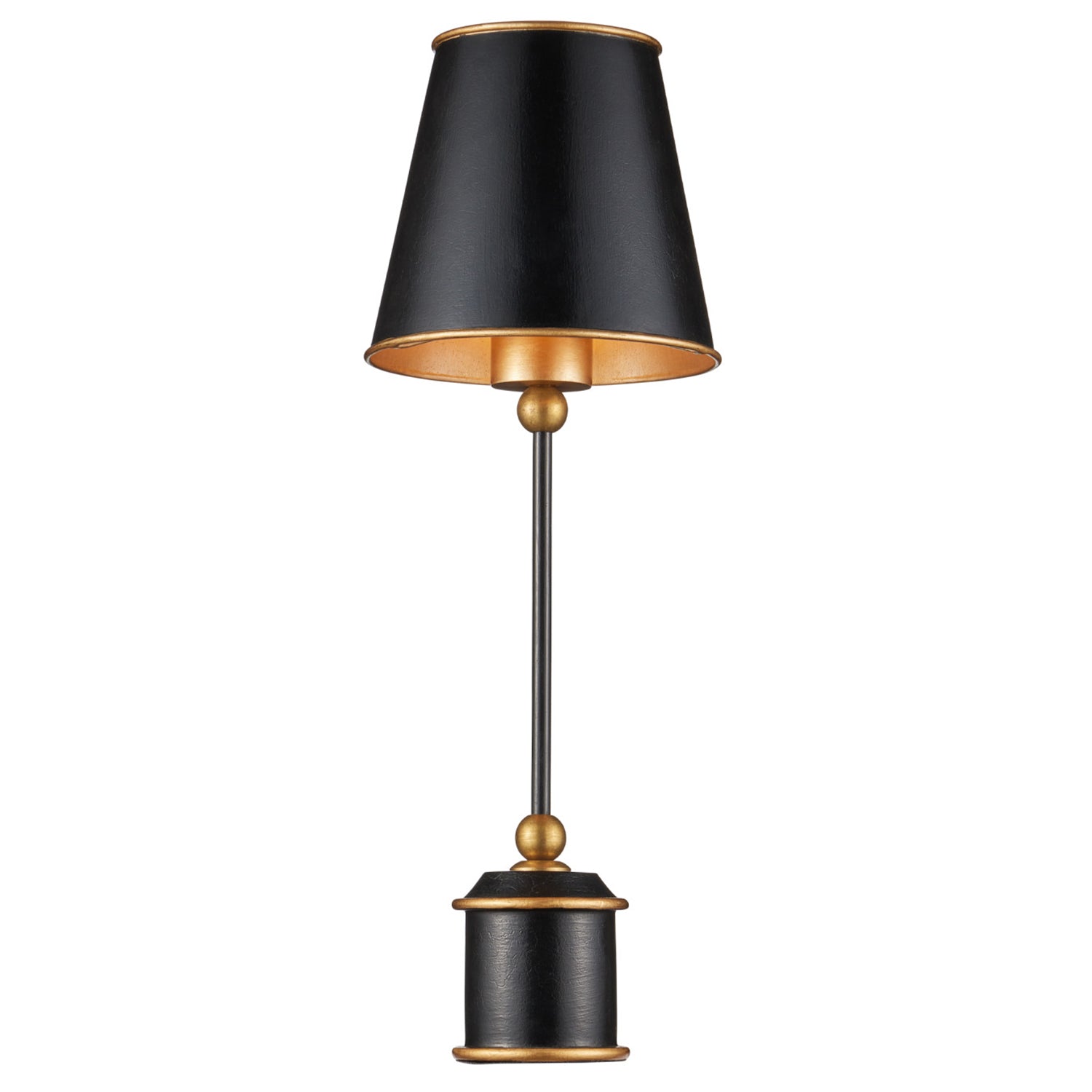 Currey & Co Daphne Black Cordless Table Lamp