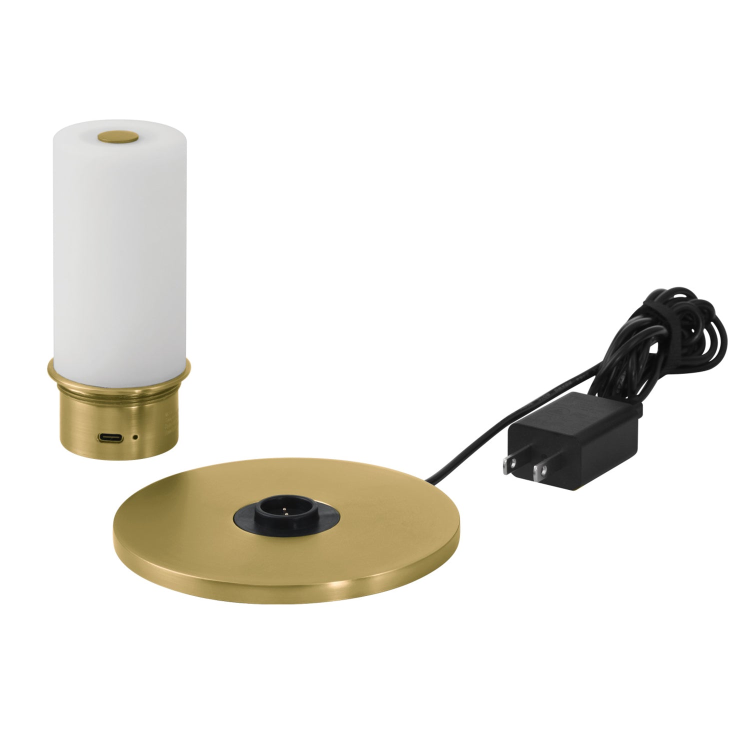 Currey & Co Wander Brass Cordless Table Lamp