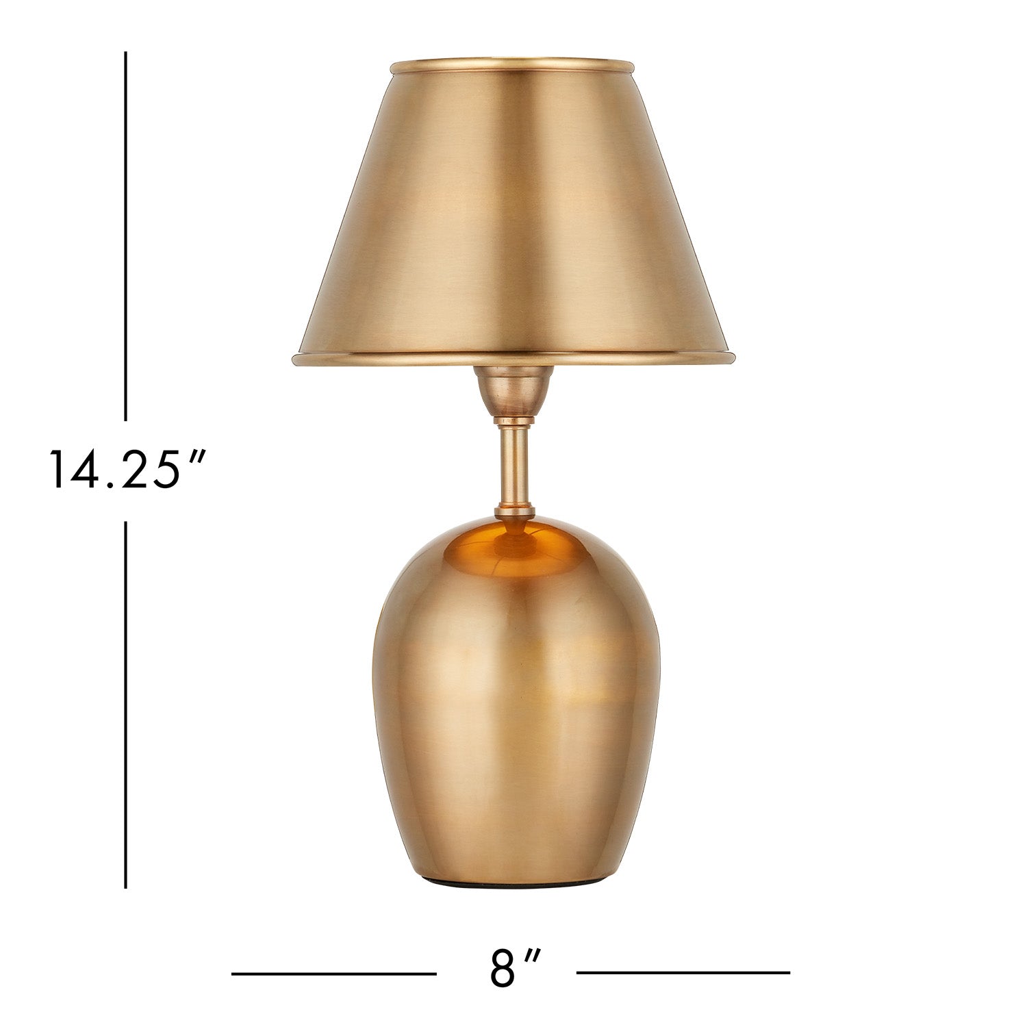 Currey & Co Volley Antique Brass Cordless Table Lamp