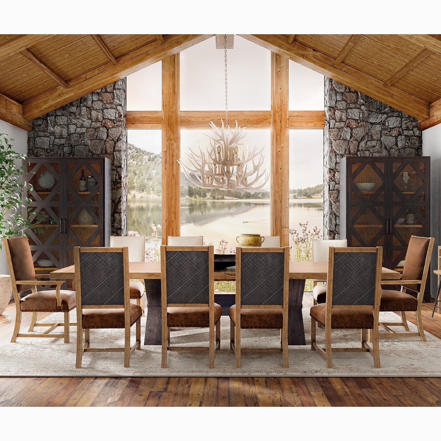 Hooker Furniture Big Sky Host Chair Set of 2