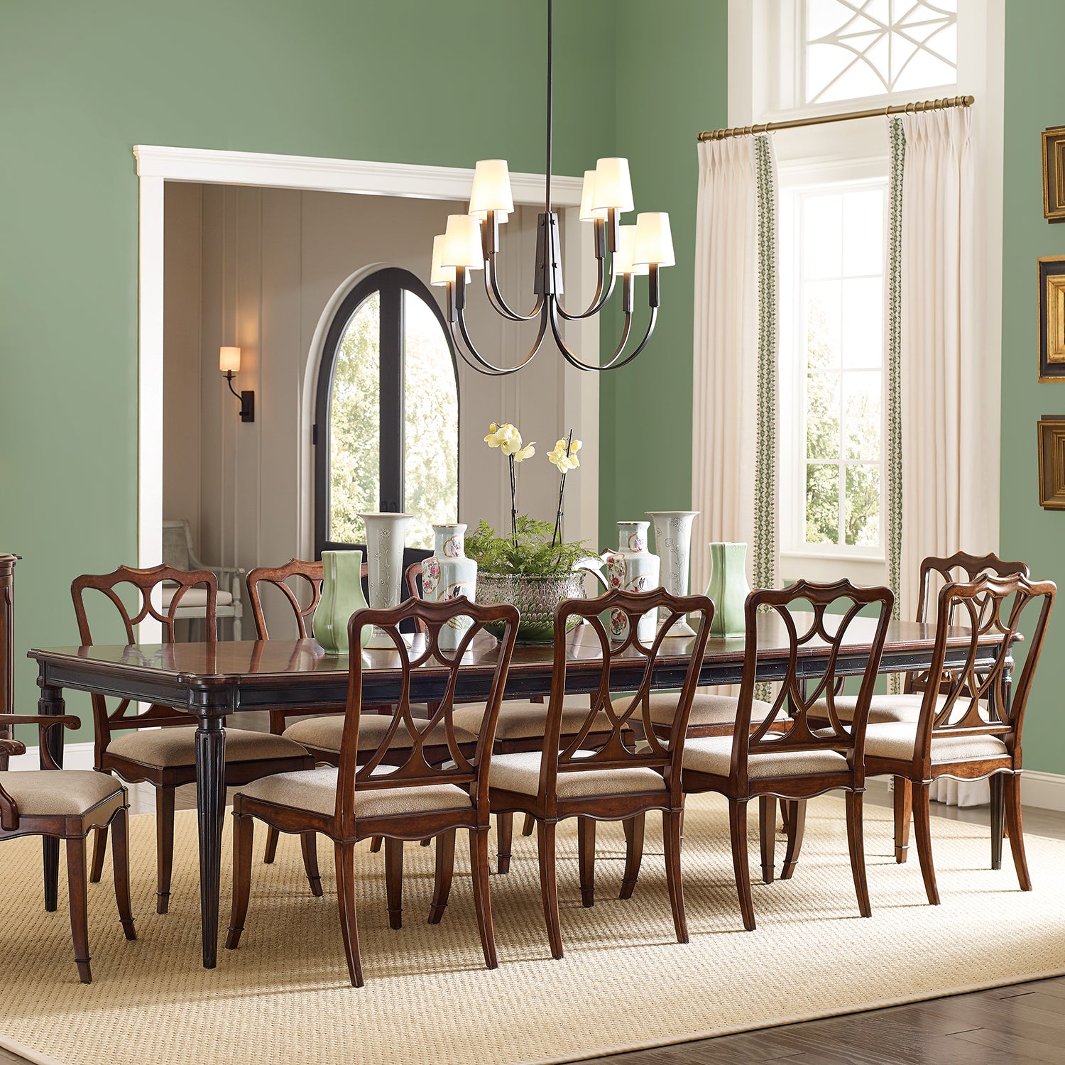 Hooker Furniture Charleston Upholstered Seat Side Chair Set of 2