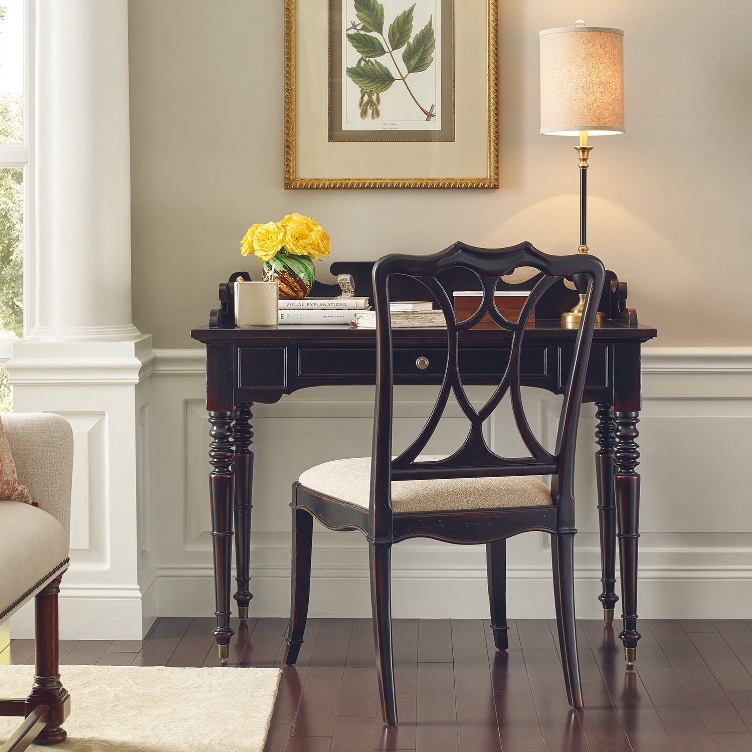 Hooker Furniture Casual Dining Charleston Upholstered Seat Side Chair Set of 2