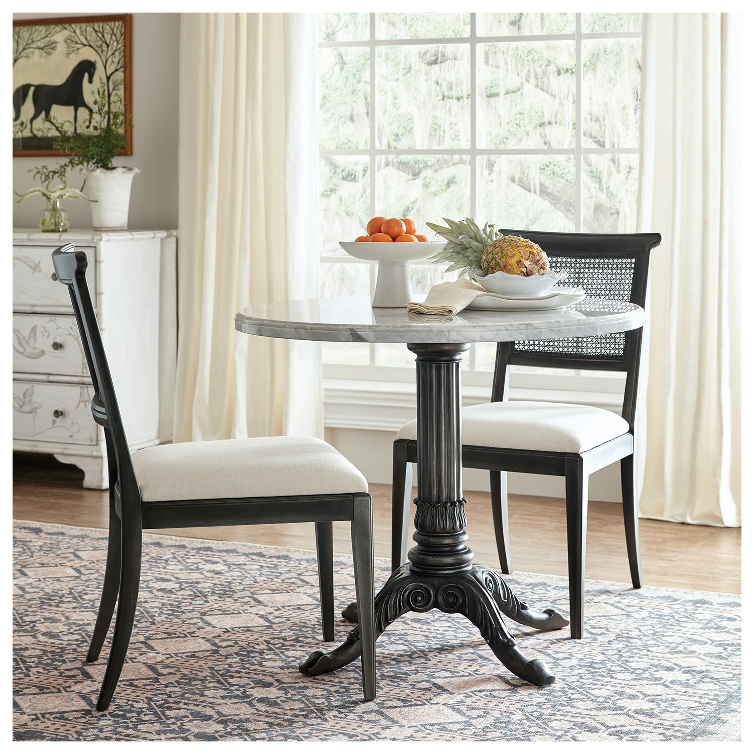 Hooker Furniture Casual Dining Charleston Upholstered Seat Side Chair Set of 2