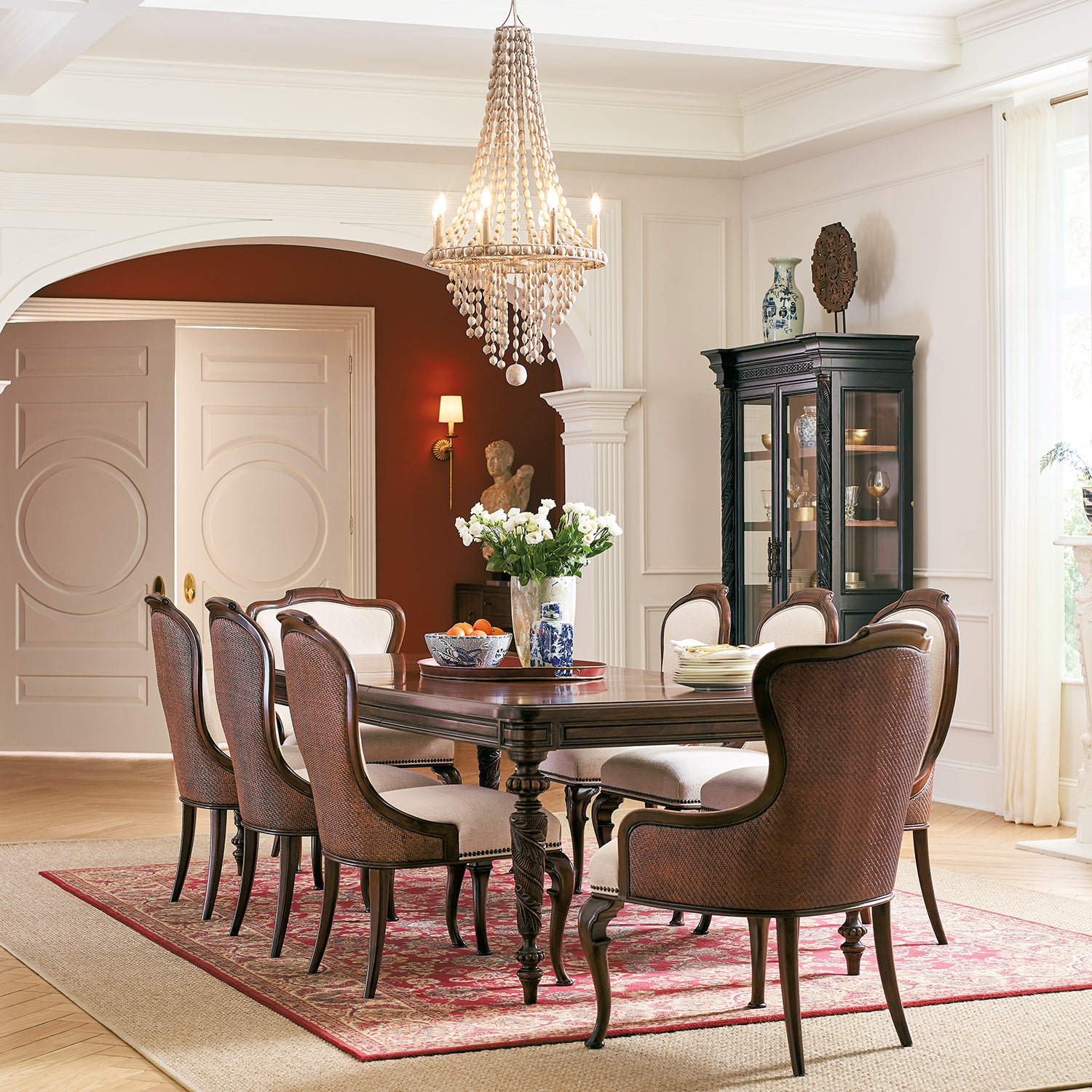 Hooker Furniture Charleston Upholstered Arm Chair Set of 2