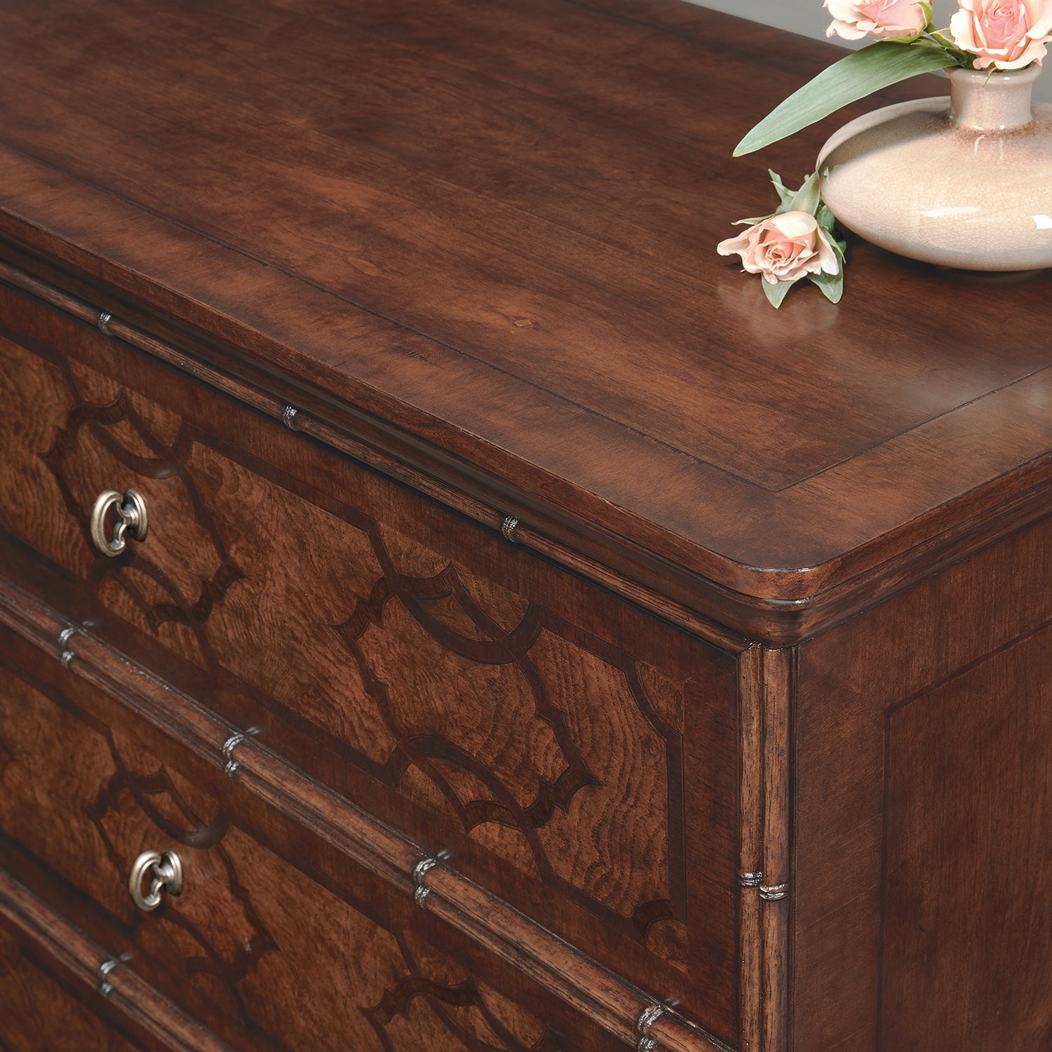 Hooker Furniture Charleston Three-Drawer Cherry Nightstand