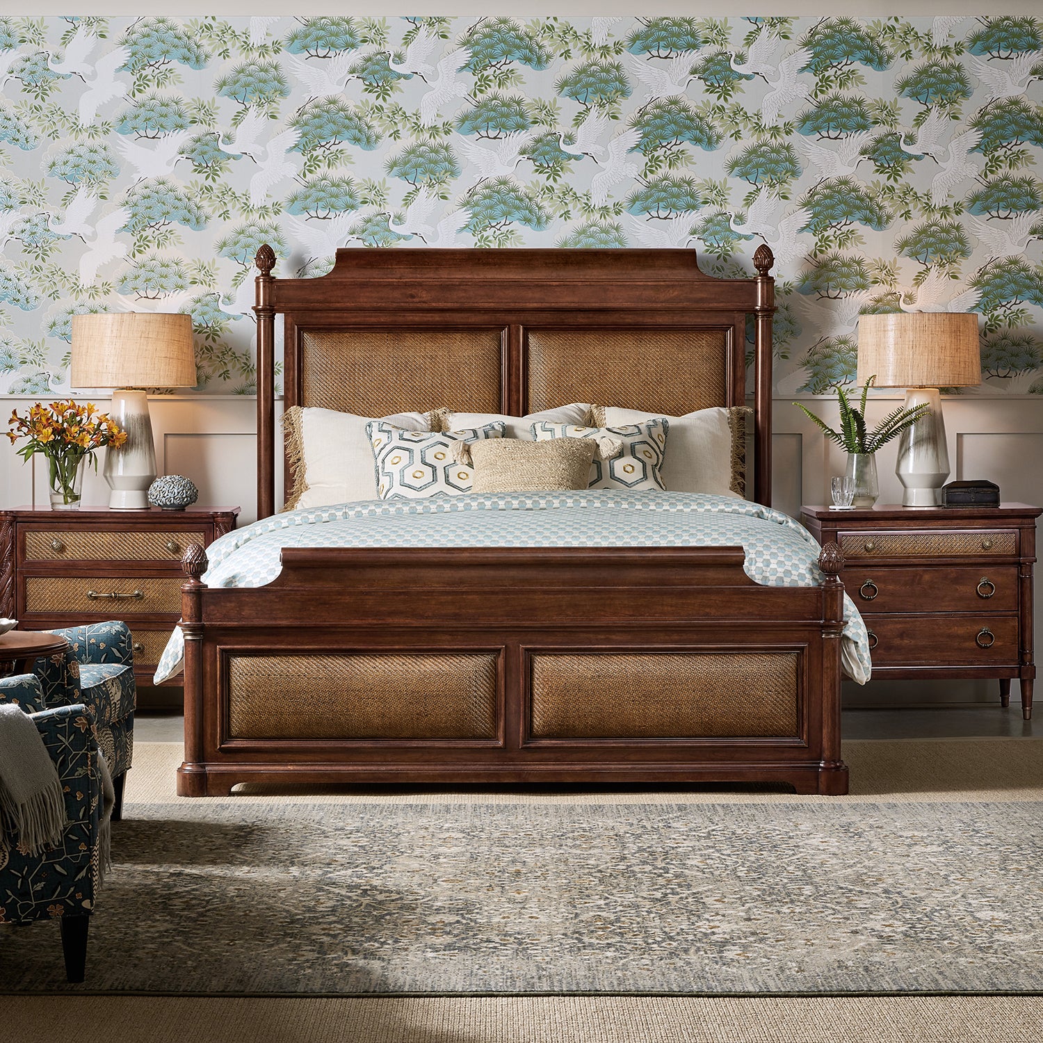 Hooker Furniture Charleston Three-Drawer Nightstand