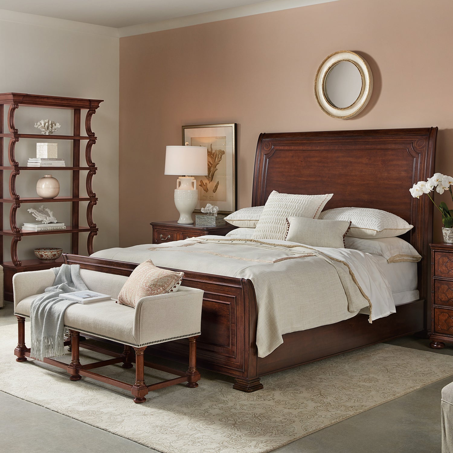 Hooker Furniture Charleston Sleigh Bed