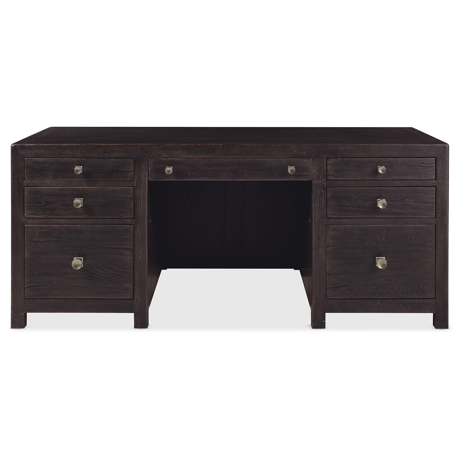 Hooker Furniture Driftwood Burnt Timber Executive Desk