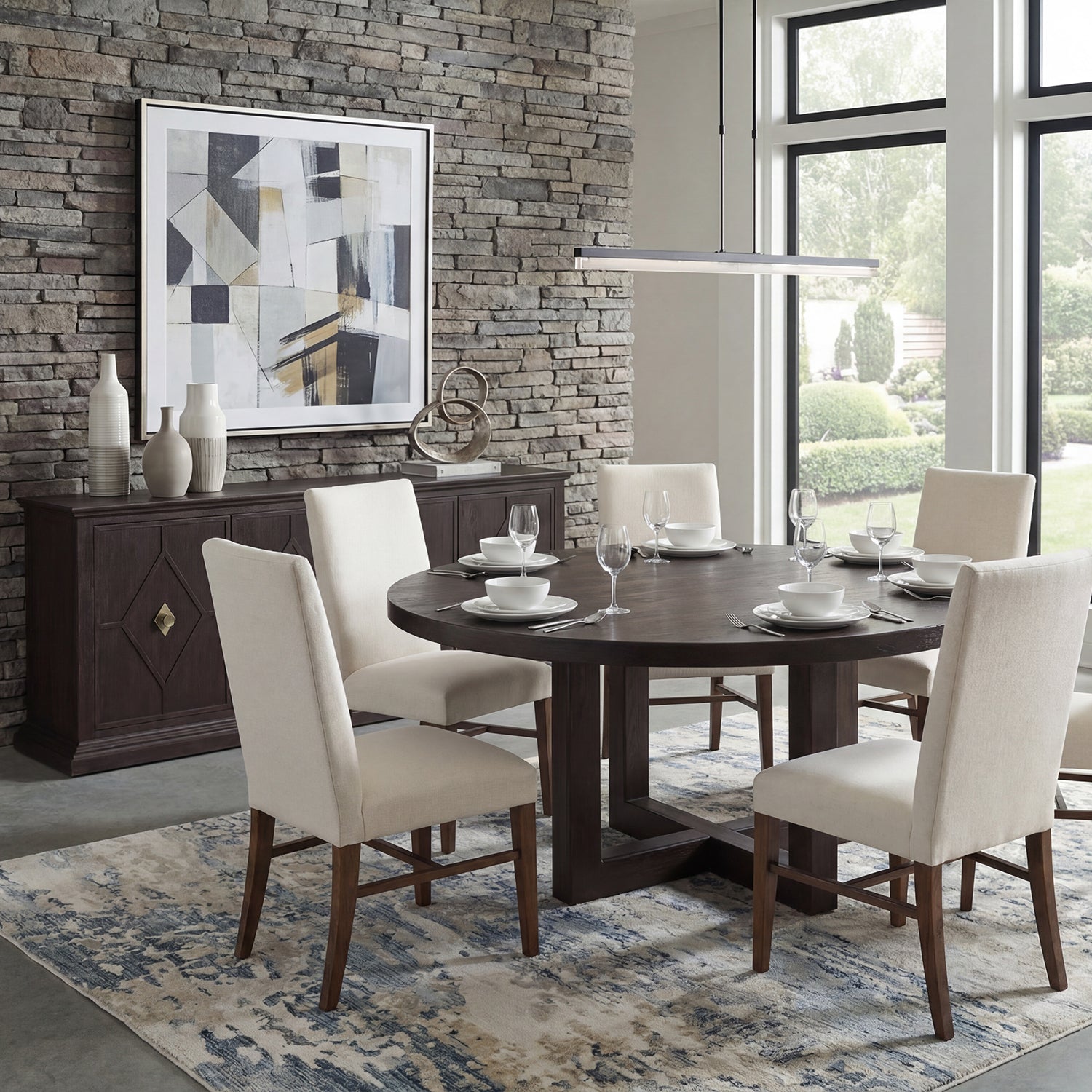 Hooker Furniture Driftwood Burnt Timber Entertainment Credenza