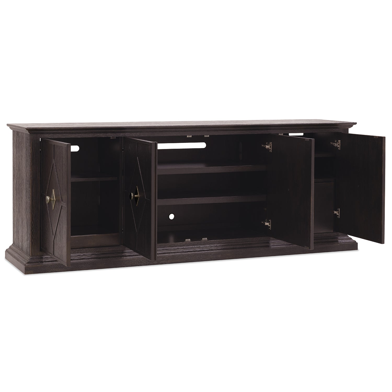 Hooker Furniture Driftwood Burnt Timber Entertainment Credenza