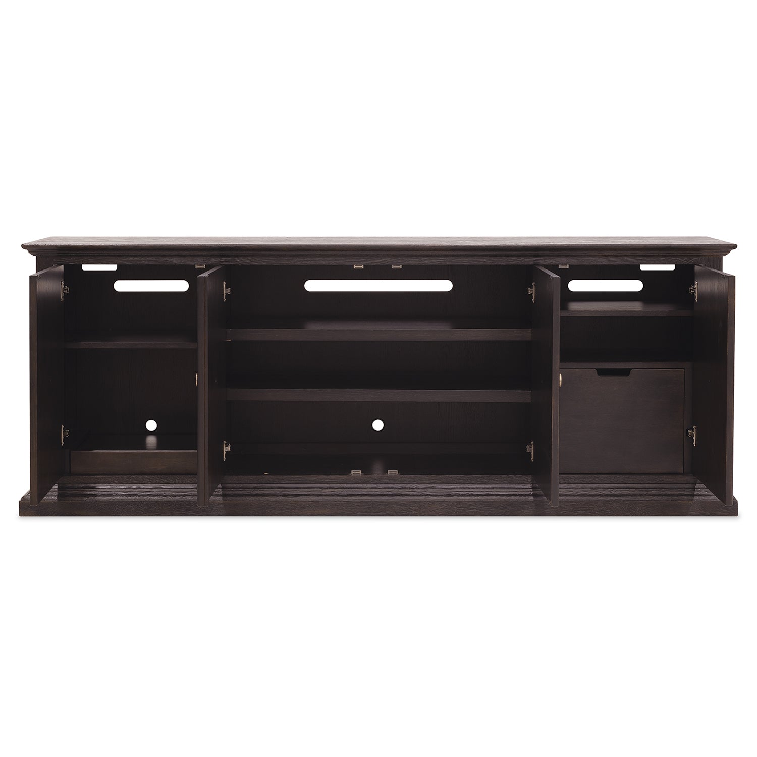 Hooker Furniture Driftwood Burnt Timber Entertainment Credenza