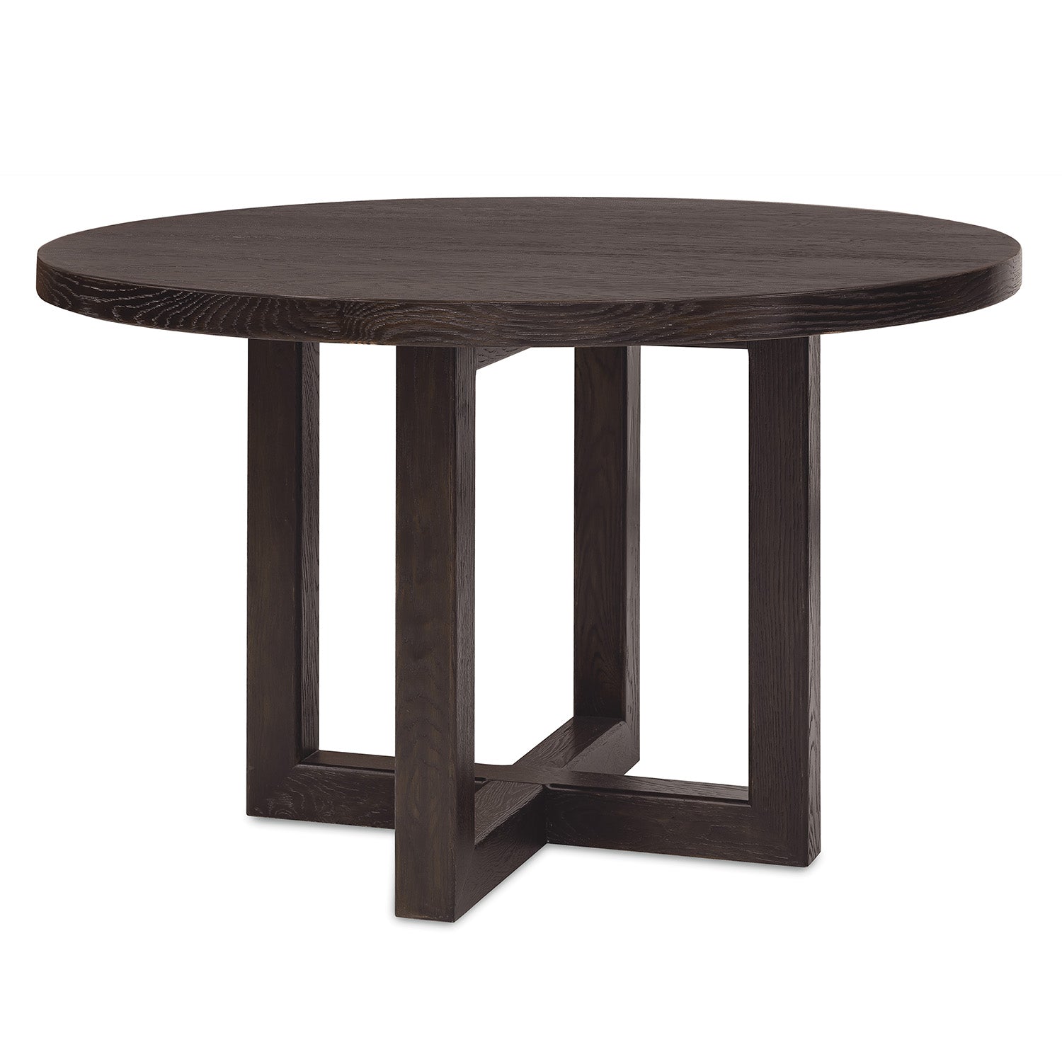 Hooker Furniture Driftwood Burnt Timber 48in Round Dining Table