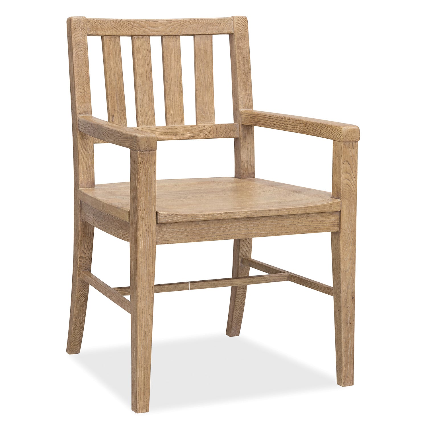 Hooker Furniture Driftwood Splatback Buckboard Arm Chair Set of 2