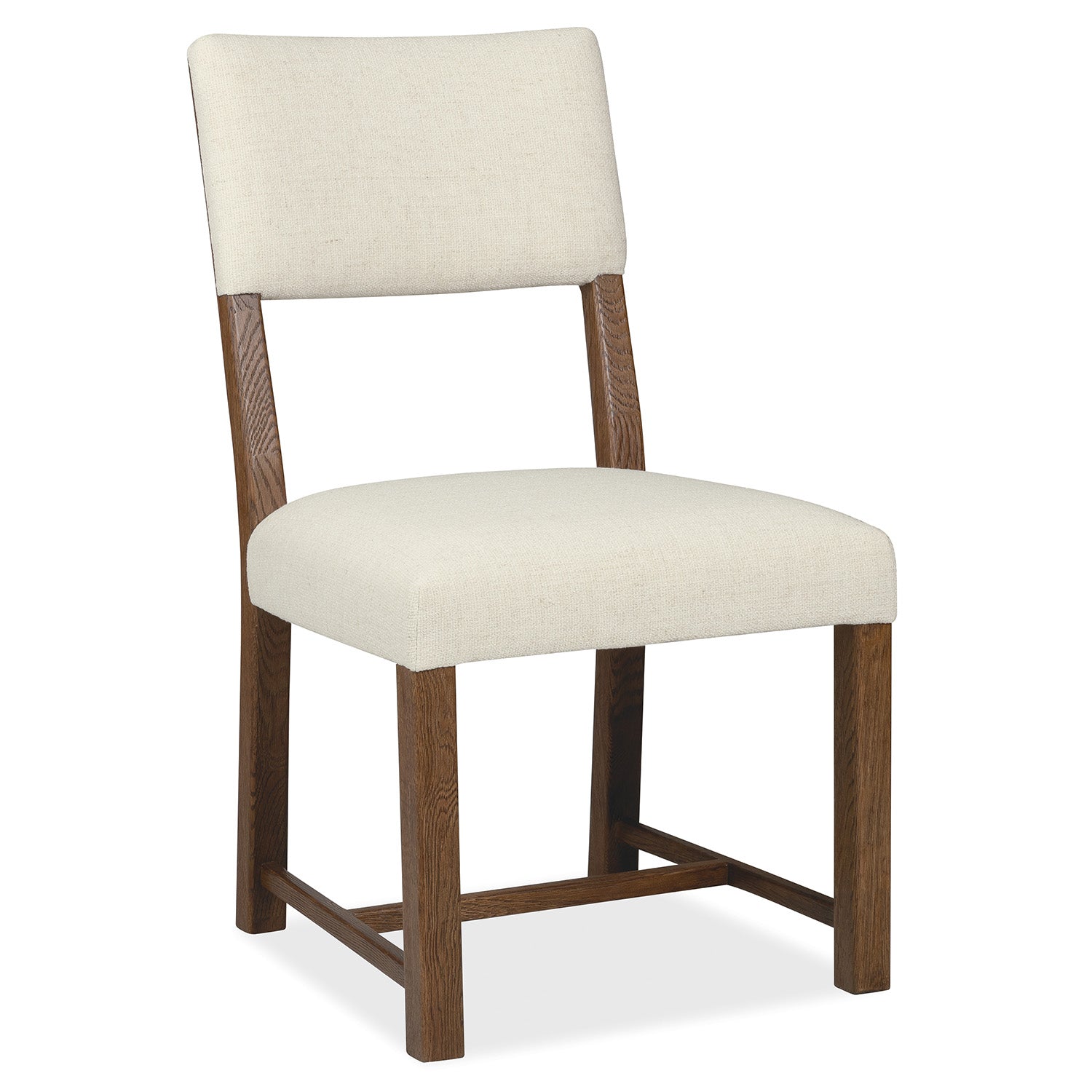 Hooker Furniture Driftwood Worn Saddle Open Upholstered Side Chair Set of 2