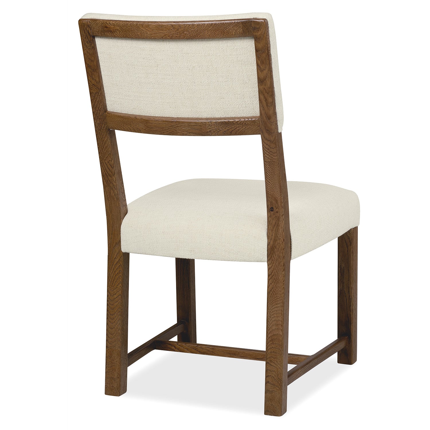 Hooker Furniture Driftwood Worn Saddle Open Upholstered Side Chair Set of 2