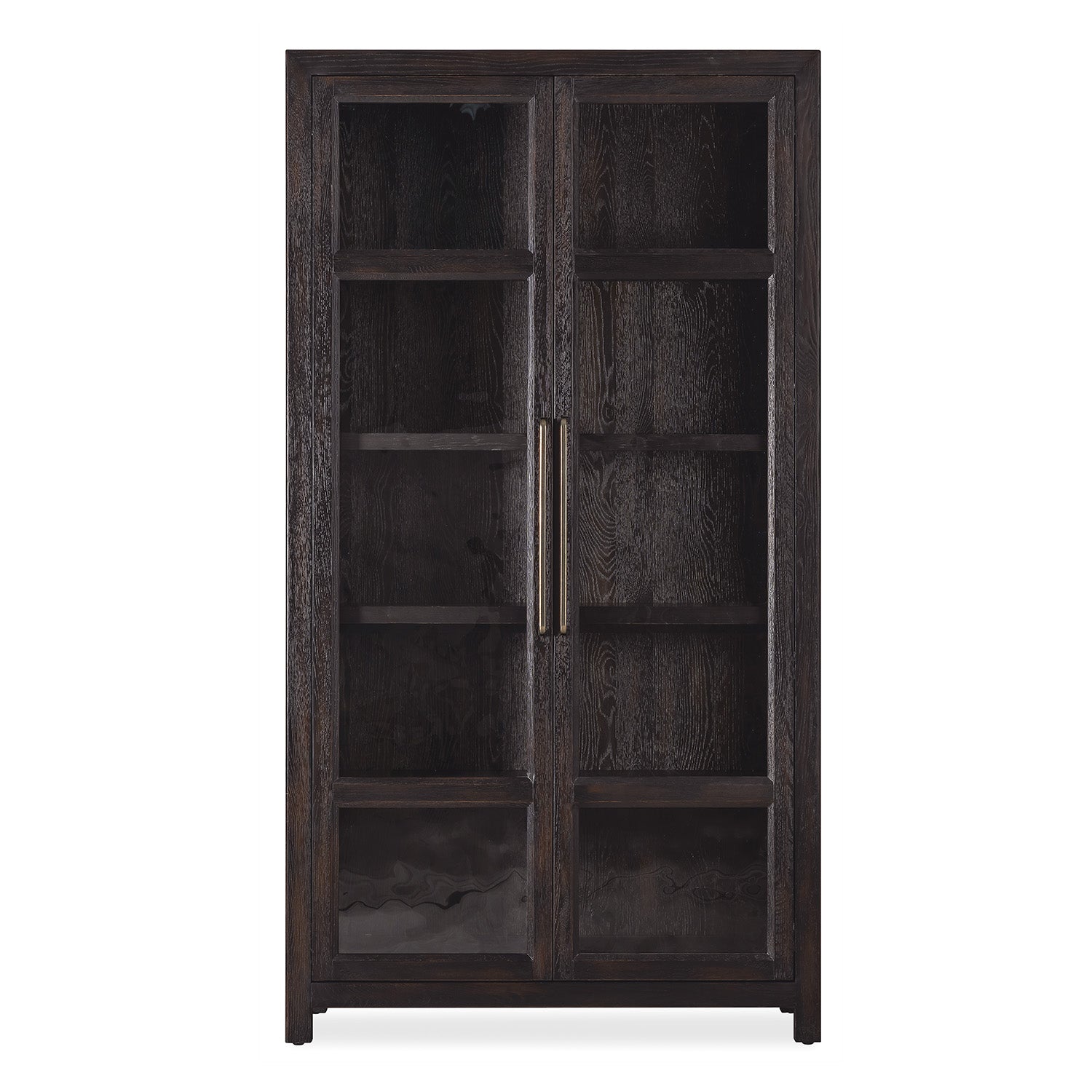 Hooker Furniture Driftwood Burnt Timber Display Cabinet