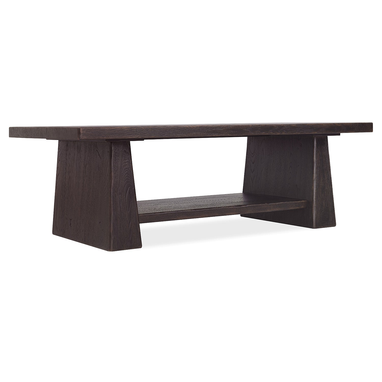 Hooker Furniture Driftwood Burnt Timber Rectangle Cocktail Table