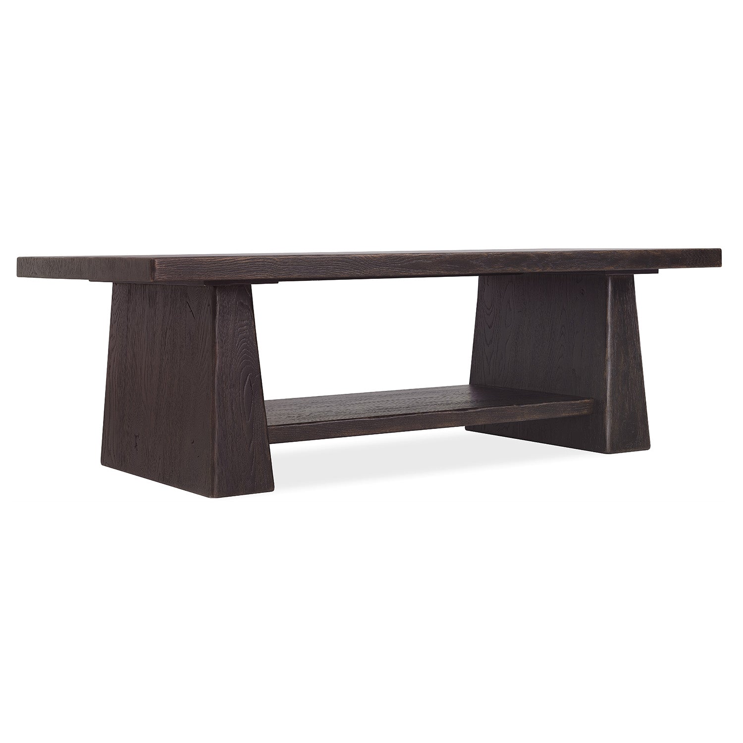 Hooker Furniture Driftwood Burnt Timber Rectangle Cocktail Table