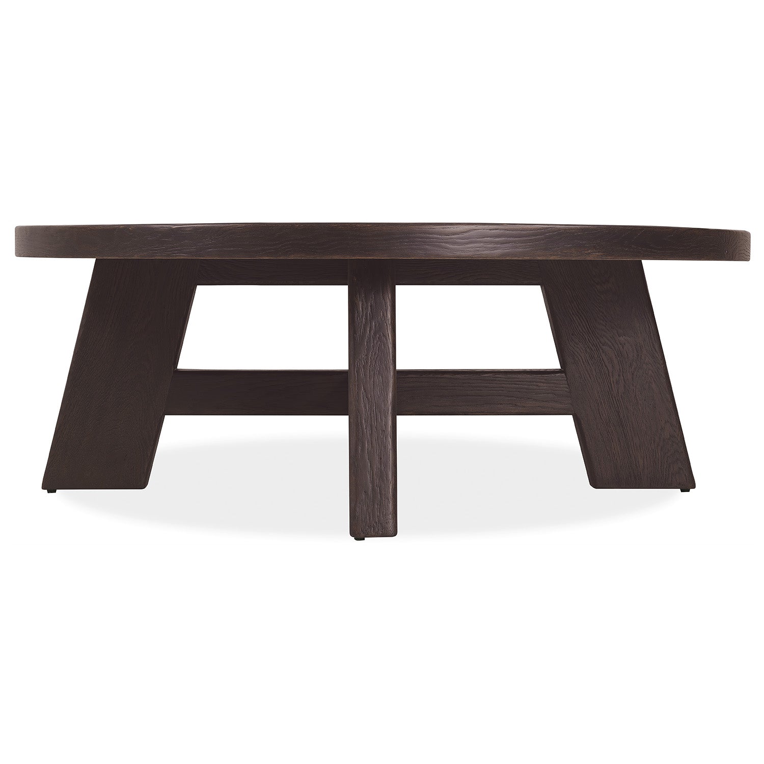 Hooker Furniture Driftwood Burnt Timber Round Cocktail Table