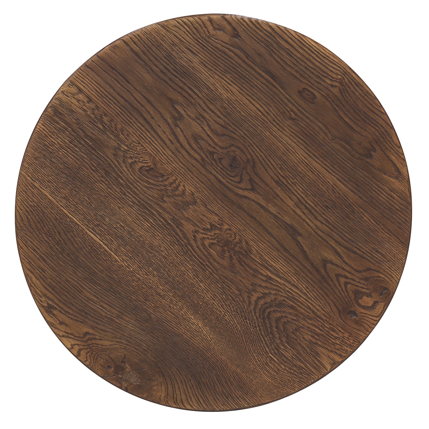 Hooker Furniture Driftwood Worn Saddle Round End Table