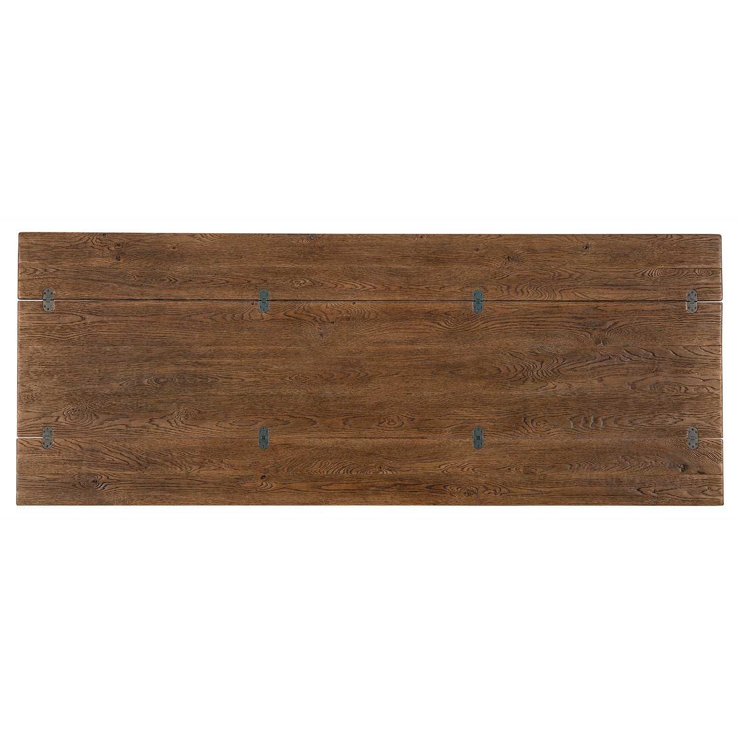Hooker Furniture Driftwood Worn Saddle Flip-Top Console Table