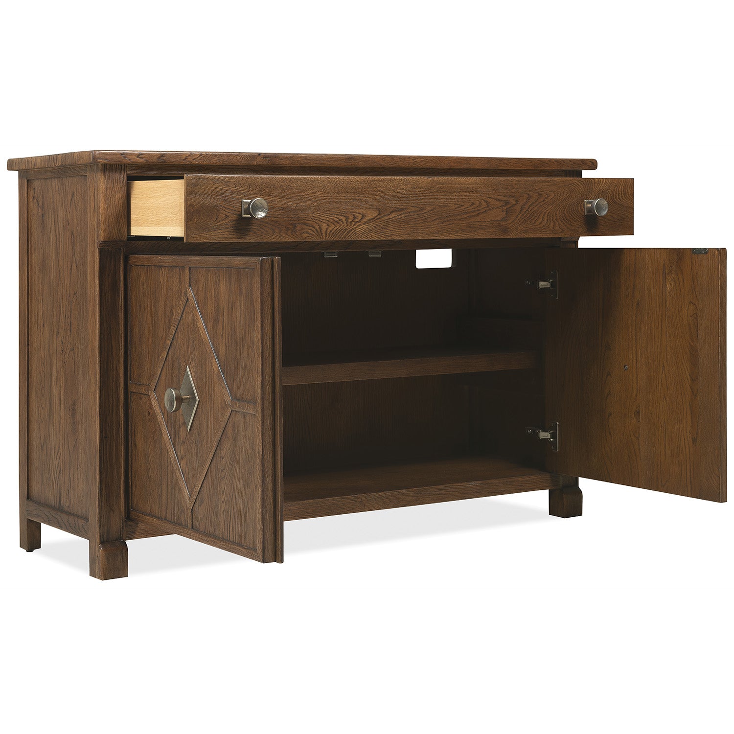 Hooker Furniture Driftwood Worn Saddle Hall Chest