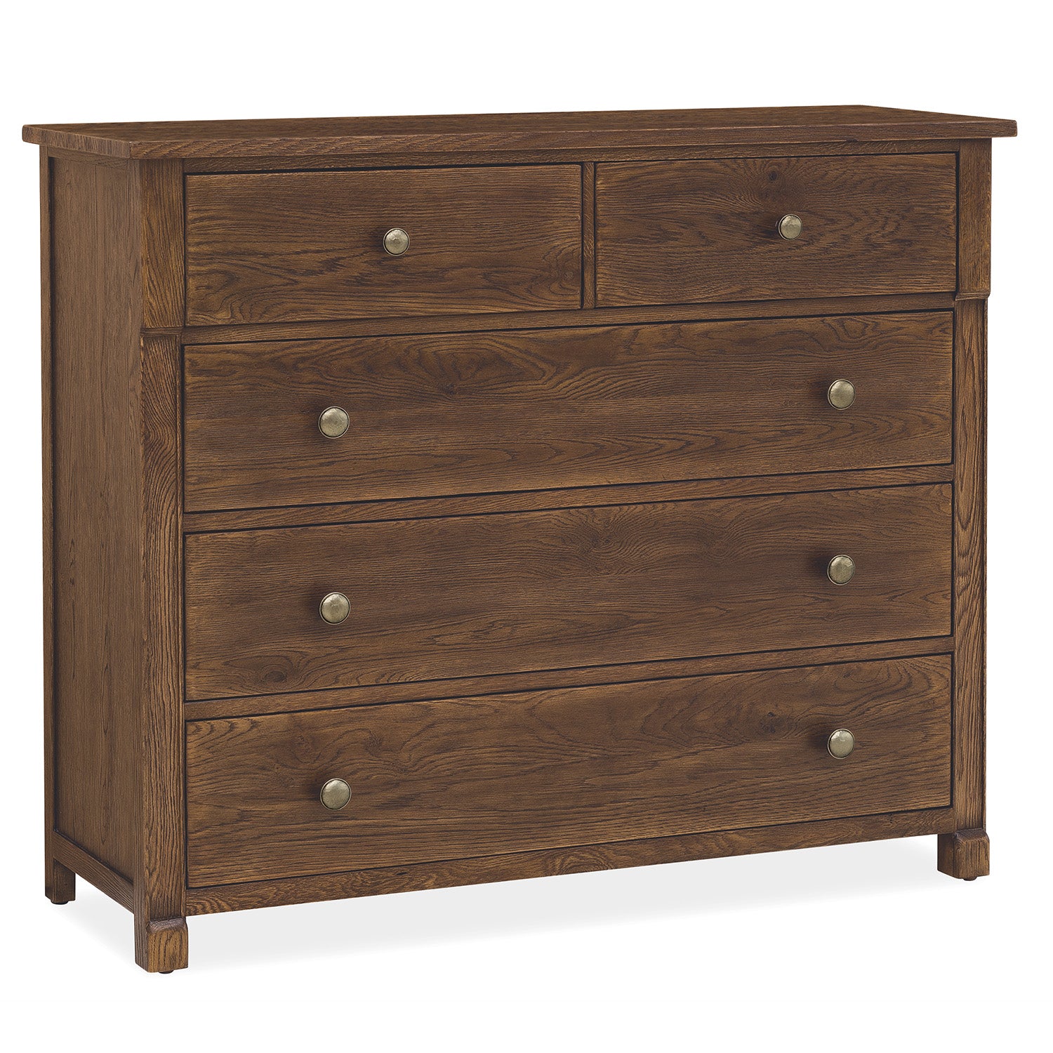 Hooker Furniture Driftwood Worn Saddle Five-Drawer Chest