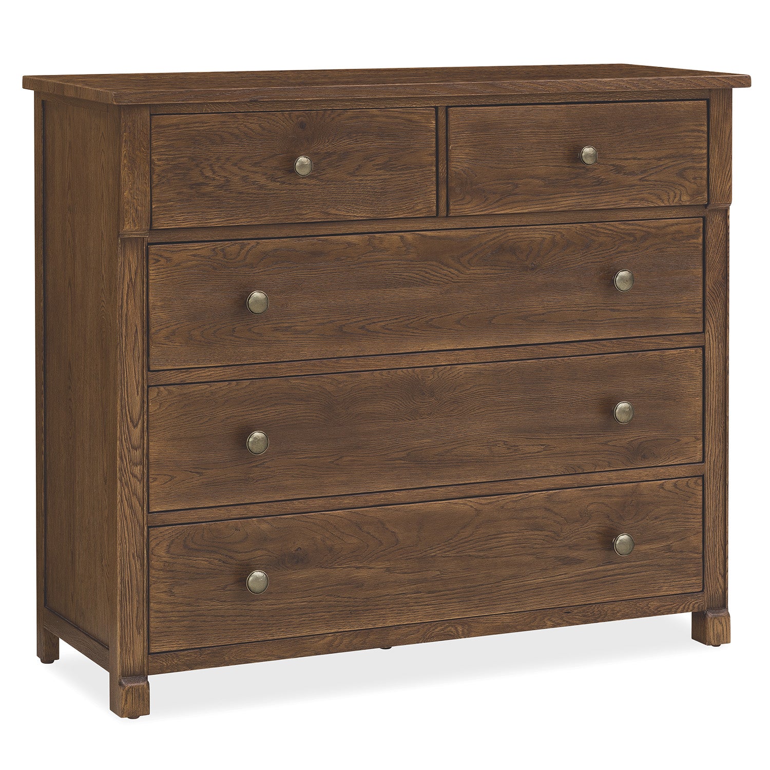 Hooker Furniture Driftwood Worn Saddle Five-Drawer Chest