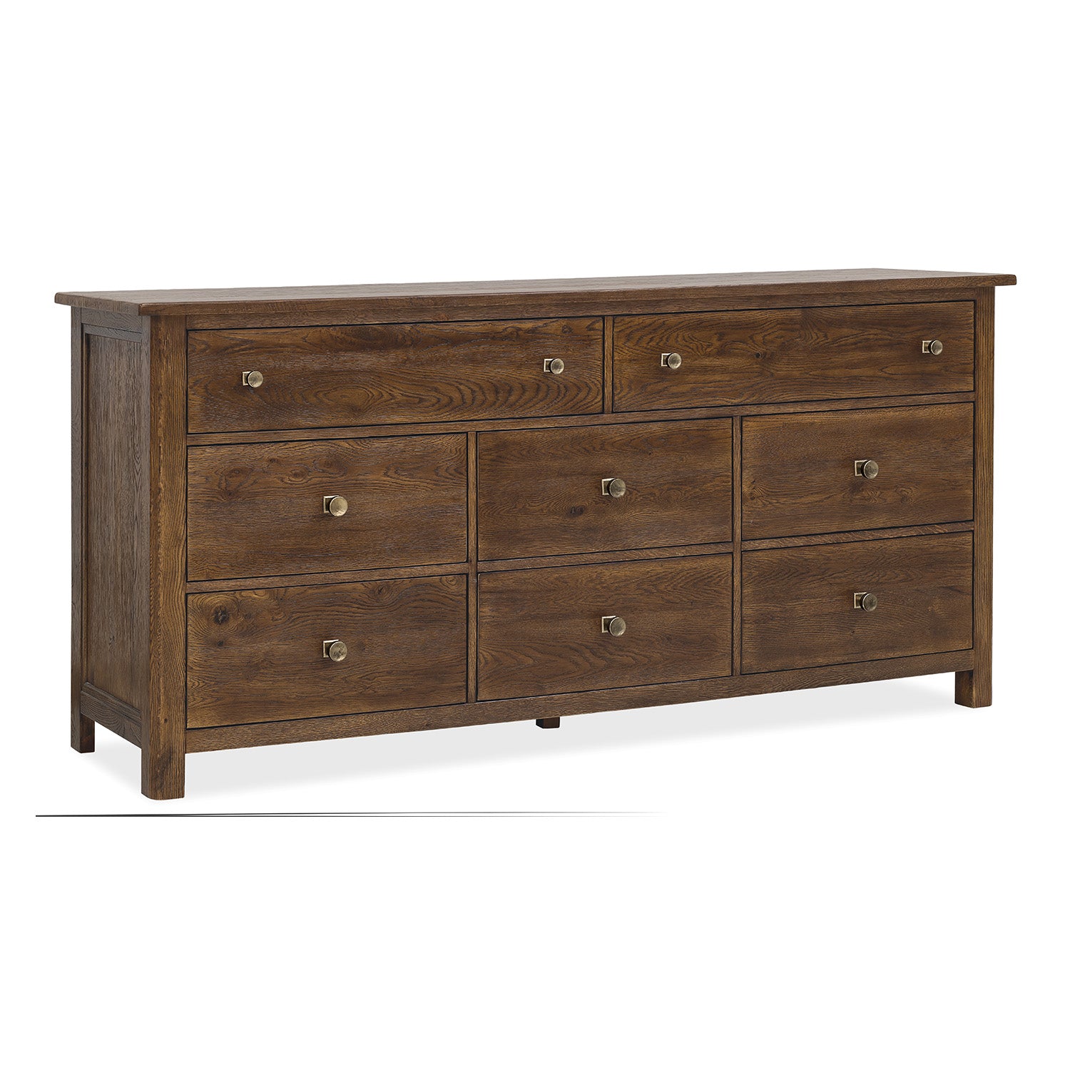 Hooker Furniture Driftwood Worn Saddle Eight-Drawer Dresser