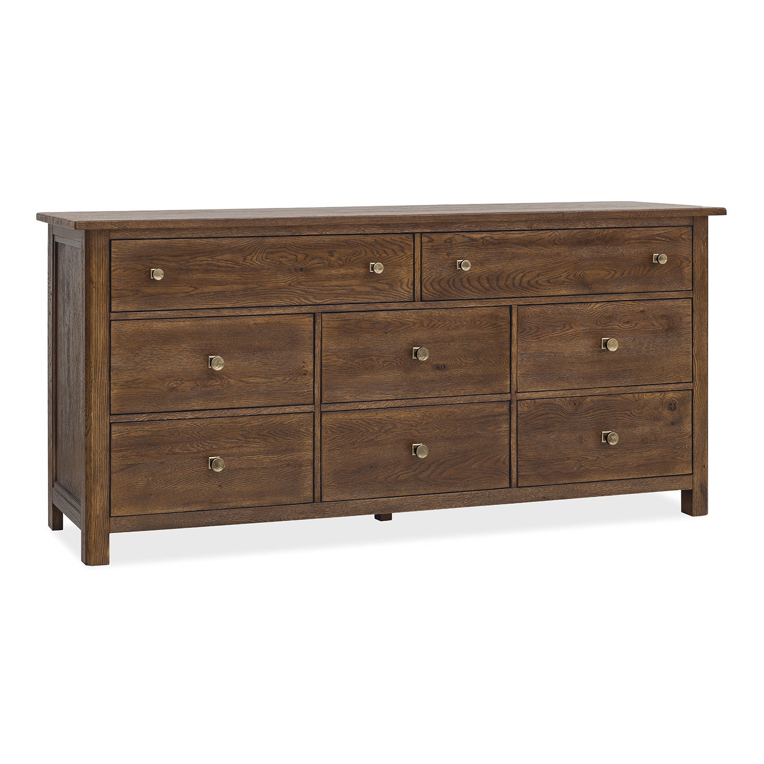 Hooker Furniture Driftwood Worn Saddle Eight-Drawer Dresser